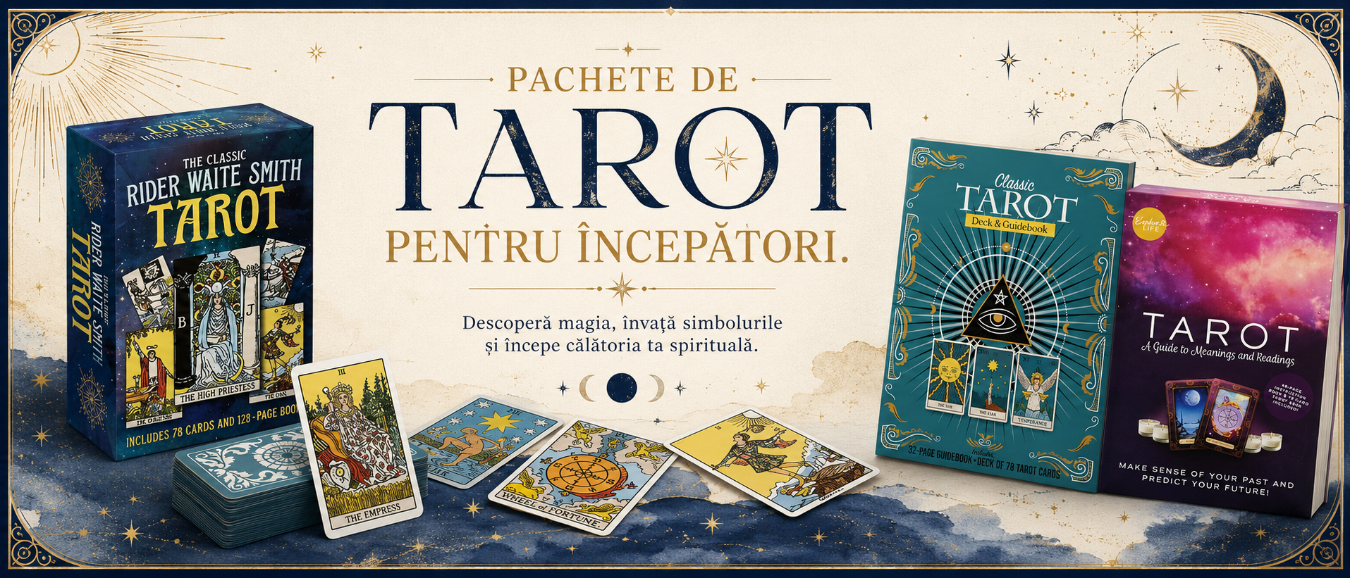 Pachete de tarot pentru începători