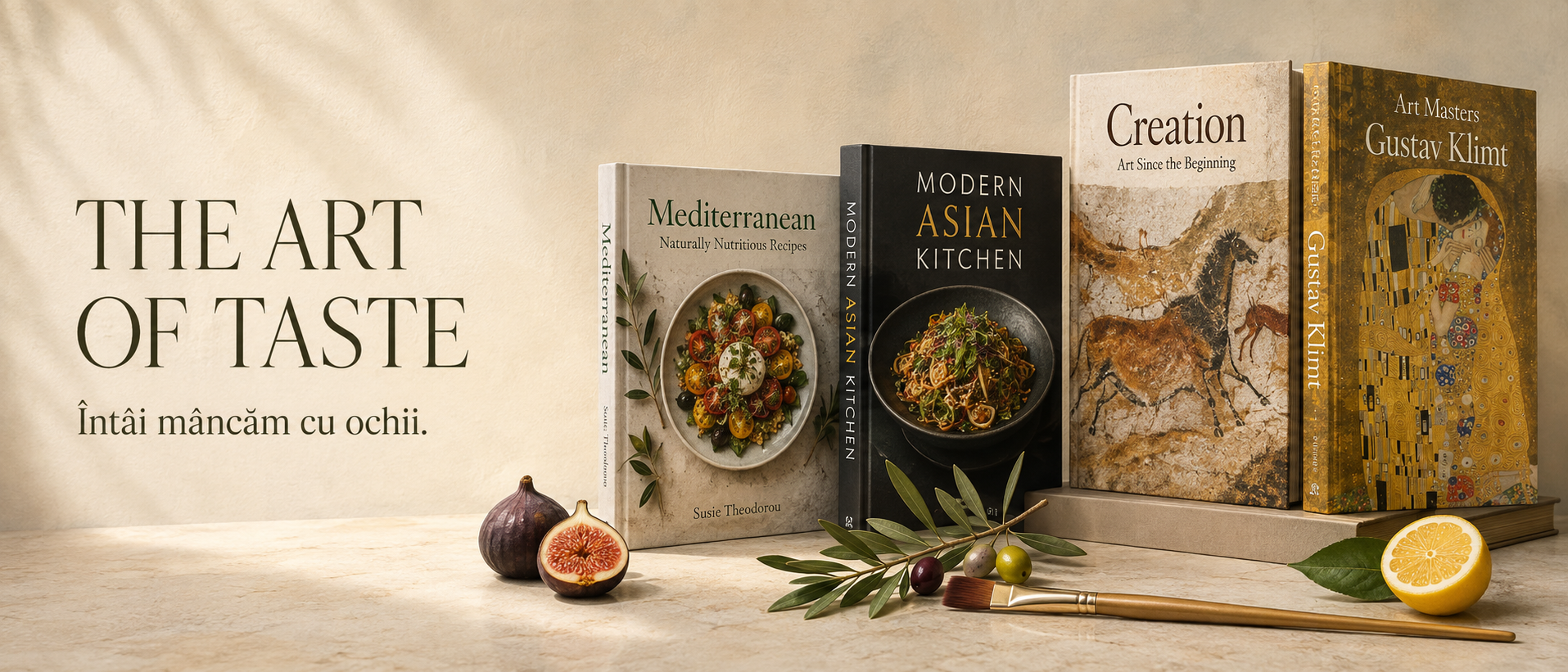 The Art of Taste – albume de artă și cărți de gastronomie