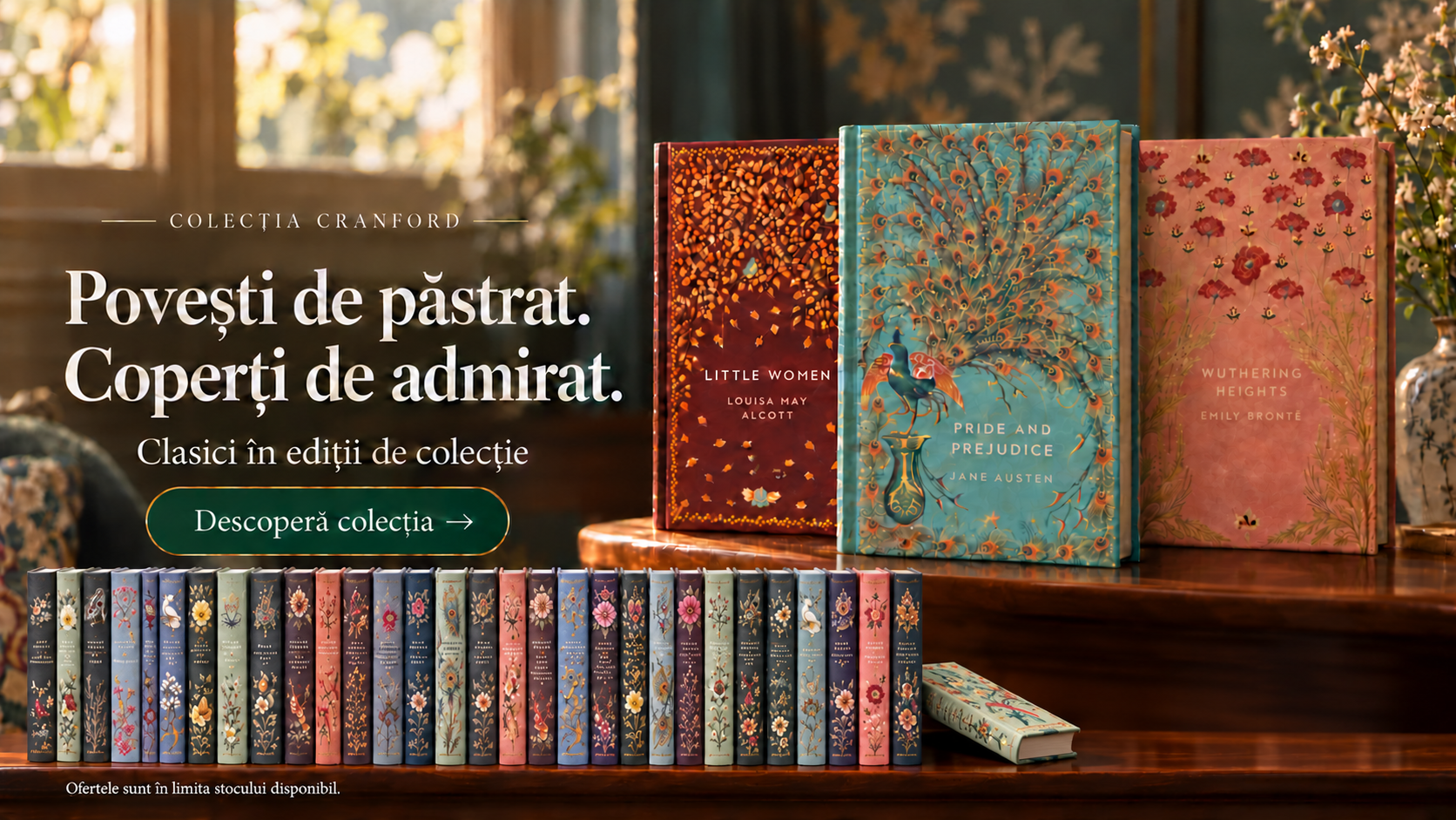 Colecția Cranford. Povești de păstrat. Coperți de admirat. Clasici în ediții de colecție.