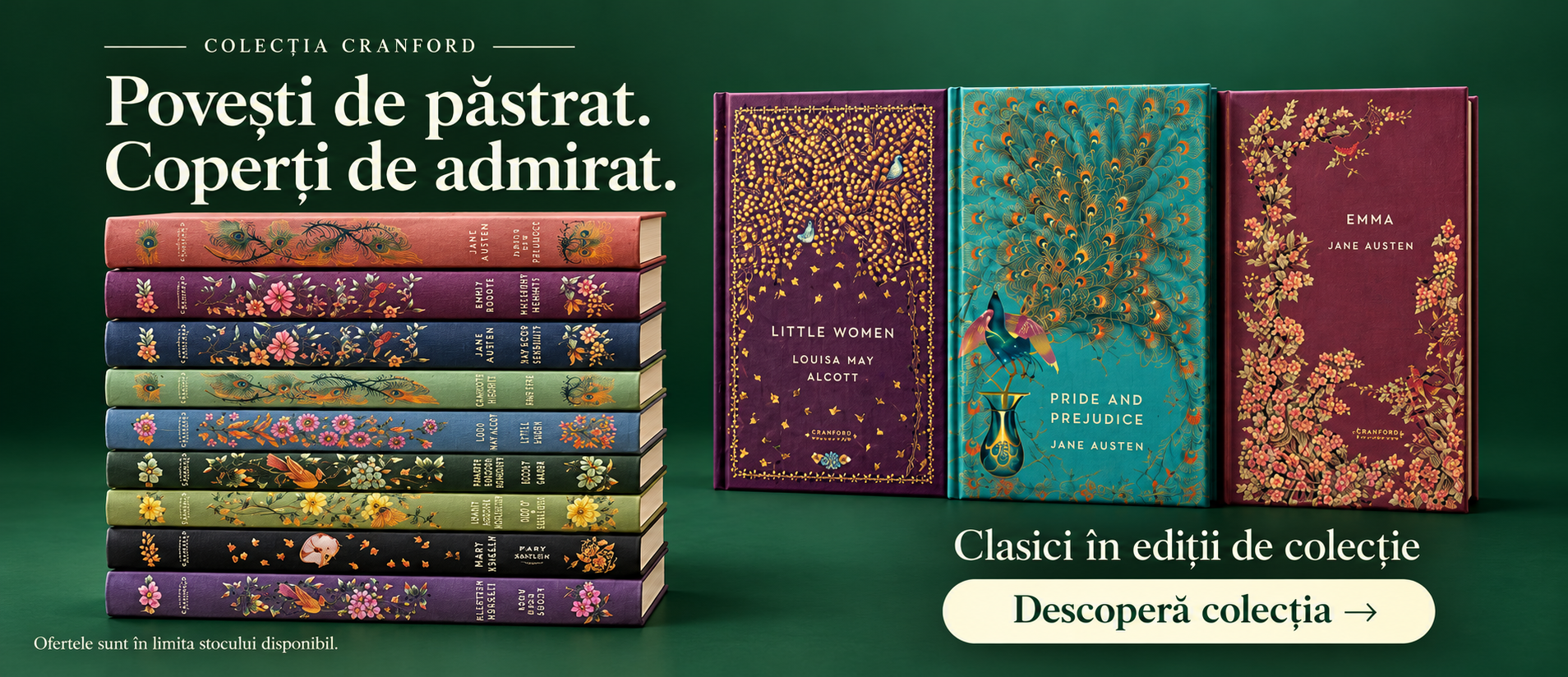 Colecția Cranford. Povești de păstrat. Coperți de admirat. Clasici în ediții de colecție.