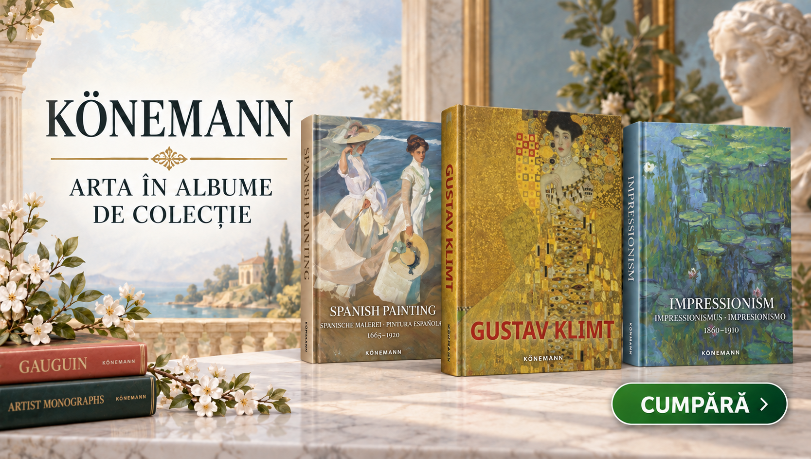 Descoperă albumele de artă Könemann