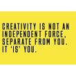 Being Creative : Be Inspired. Unlock Your Originality