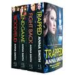 Kerry Casey Series Collection 1-4 Books Set By Anna Smith (trapped, Fight Back, End Game, Blood Feud)
