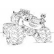 Blaze Mega Colouring Book