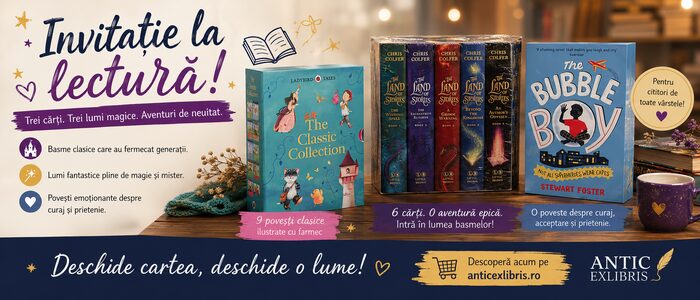     O invitație la lectură: trei cărți care transformă copilăria în aventură