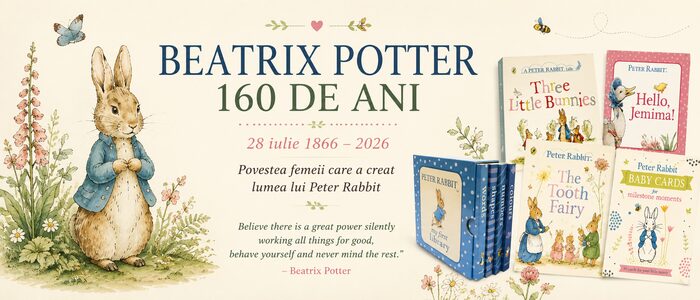 Beatrix Potter la 160 de ani: povestea femeii care a creat lumea lui Peter Rabbit