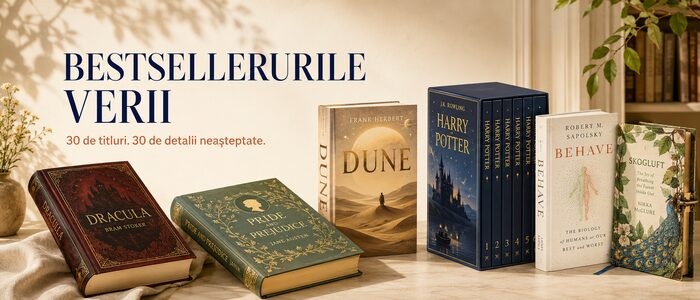 Bestsellerurile verii: 30 de titluri și câte un detaliu neașteptat despre fiecare
