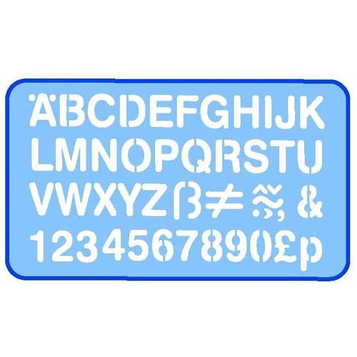 Helix 20mm 2cm Letter Stencil - Imagine 1