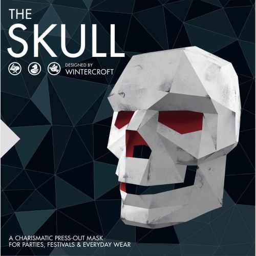 The Skull - Designed by Wintercroft : A charismatic press-out mask for parties and everyday wear