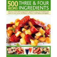 500 RECIPES 3&4 INGREDIENTS (Cookbooks)