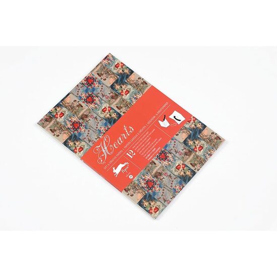 Hearts: Gift and creative paper book Vol 57