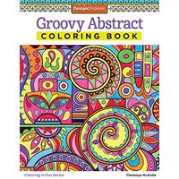Groovy Abstract Coloring Book