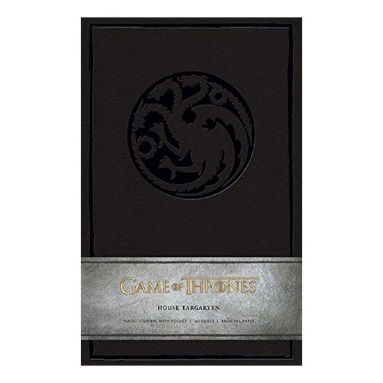 Game of Thrones: House Targaryen Hardcover Ruled Journal