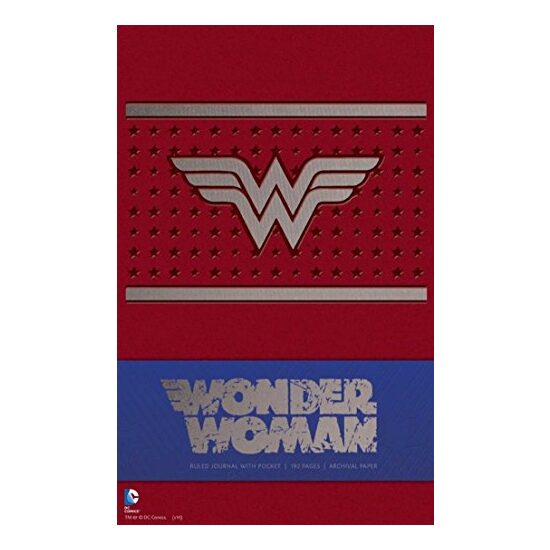 Wonder Woman Hardcover Ruled Journal