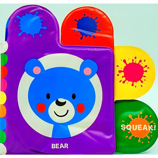 Squeaky Bath Books – Bear and Leaf - Imagine 1