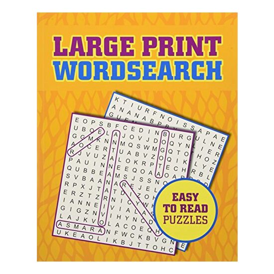 Large Print Wordsearch