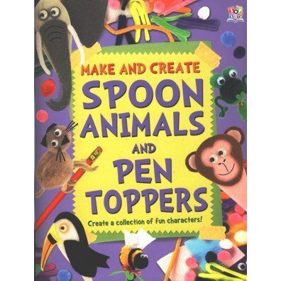 Maestro Activity Books Spoon Animals and Pen Toppers