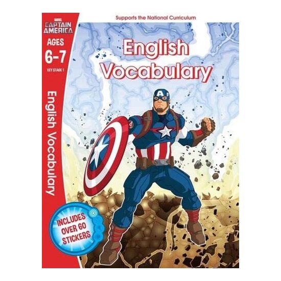 Captain America: English Vocabulary, Ages 6-7