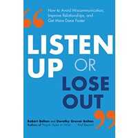 Listen up or lose out, Robert Bolton