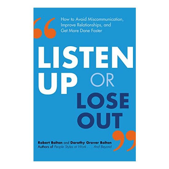 Listen up or lose out, Robert Bolton
