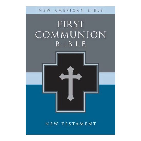 First Communion Bible Nab New Testament New Amercian Bible Black New Testament