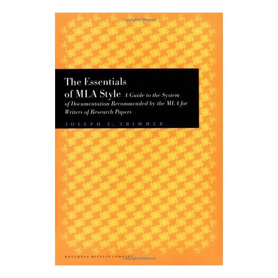 The essentials of MLA style - Imagine 1