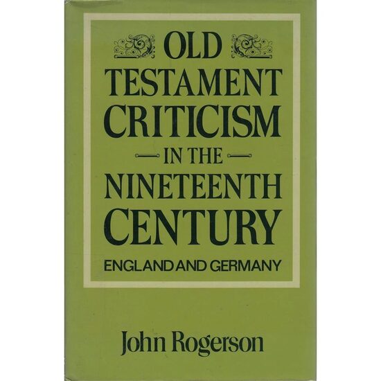 Old Testament Criticism in the Nineteenth Century - Imagine 1