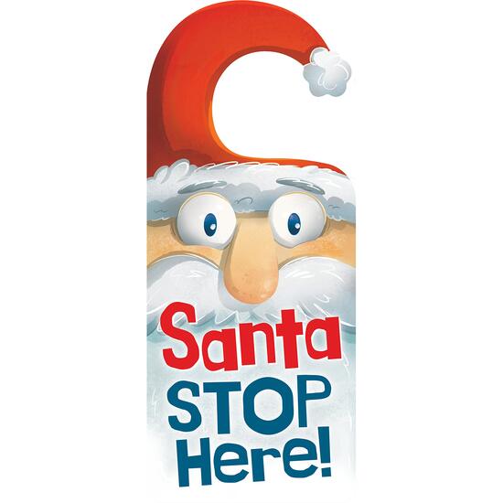 Stop Here Santa Door Hanger Book - Imagine 1