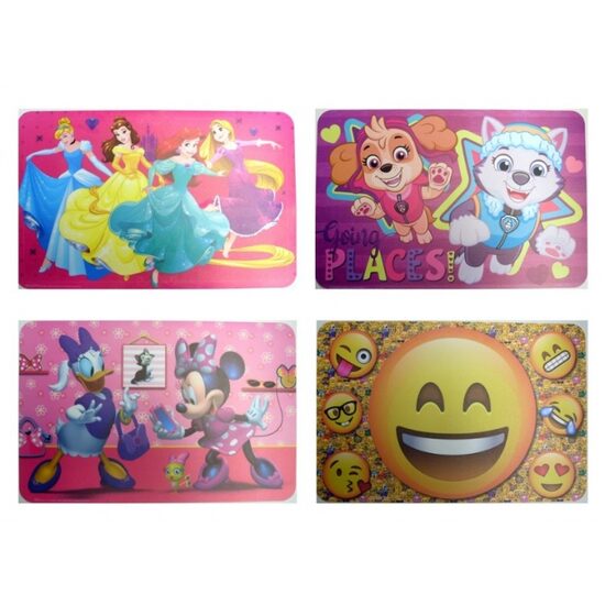 8 Picture Placemats Design Assorted - Imagine 1