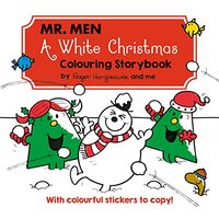 Mr Men A White Christmas Colouring Storybook