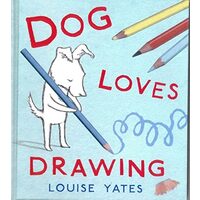Dog Loves Drawing