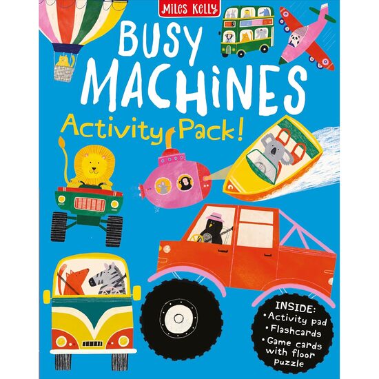 Busy machines Activity Pack, Miles Kelly Publishing - Imagine 1