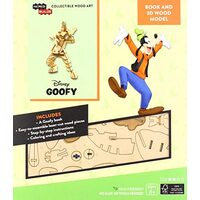 Disney: Goofy Book and 3D Wood Model