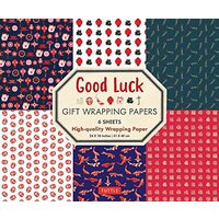 Good Luck Gift Wrapping Papers - 6 Sheets