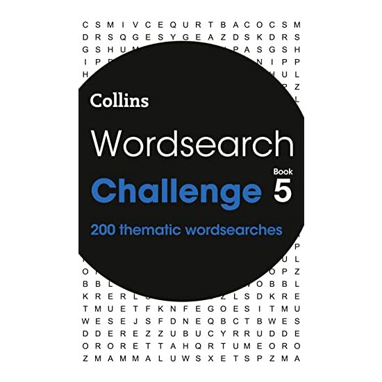 Wordsearch Challenge Book 5, Collins Puzzles