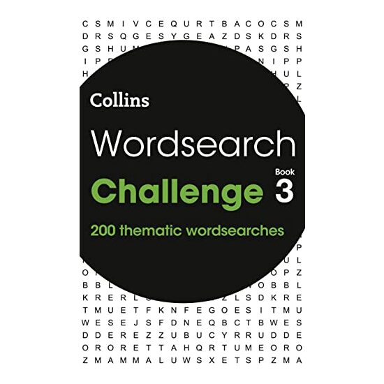 Wordsearch Challenge Book 3, Collins Puzzles