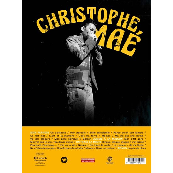 Songbook Christophe Mae' - Imagine 1