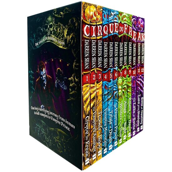 Cirque Du Freak Series - Complete 12 Book Collection, Darren Shan