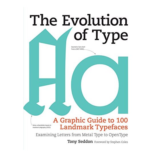 The evolution of type, Tony Seddon