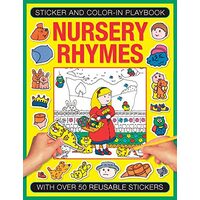 Sticker and Color-In Playbook : With over 50 Reusable Stickers