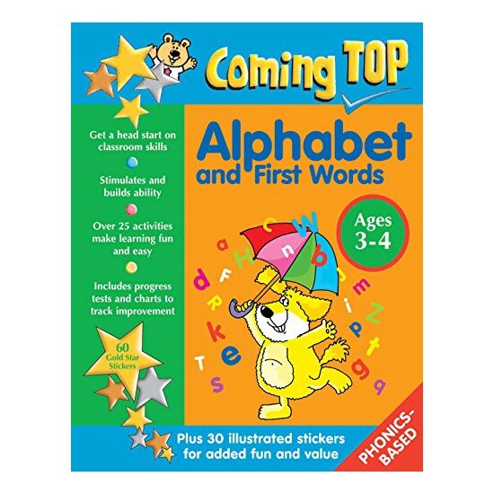 Alphabet and First Words, Ages 3-4