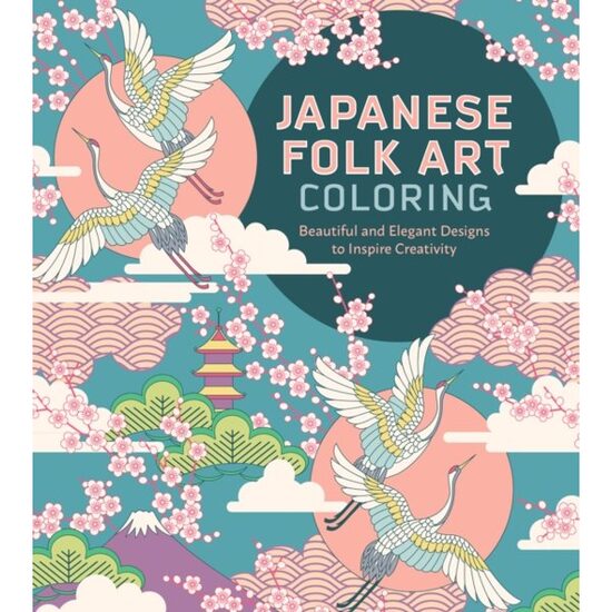 Japanese Folk Art Coloring Book