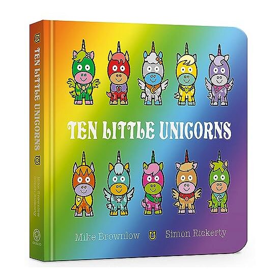 Ten Little Unicorns Board Book - Imagine 1