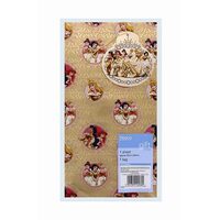 Disney Princesses Gold Printed Gift Wrap and Decorative Label 