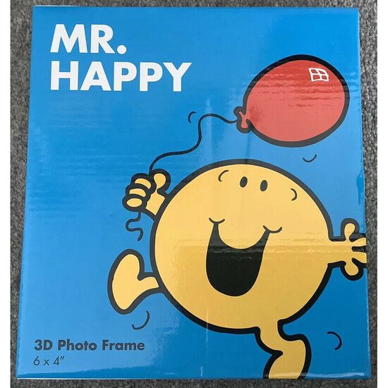 Mr Happy 3d Photo Frame - Blue - Imagine 1