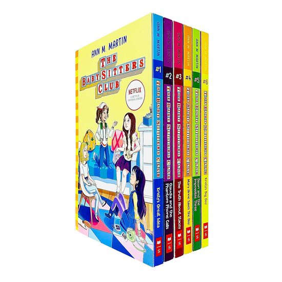 The Babysitters Club Books 1 - 6 Collection Set, Ann M. Martin
