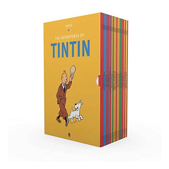 The Adventures of Tintin (Paperback - Box Set - 23 Titles), Hergé