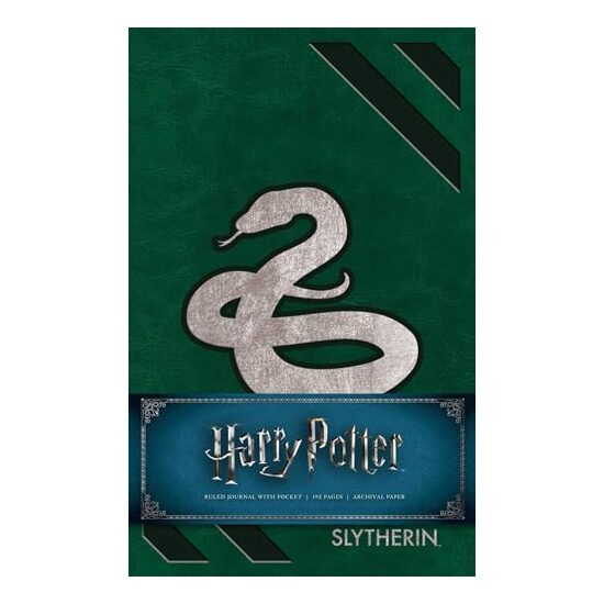 Harry Potter: Slytherin Hardcover Ruled Journal