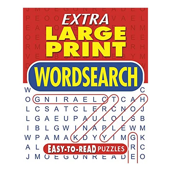 Extra Large Print Wordsearch - Imagine 1