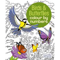 Colour by Numbers Birds & Butterflies, Arpad Olbey